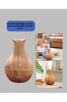 130ml Su Depolu USB Güçlü Kompakt Masaüstü Nemlendirici Difüzör