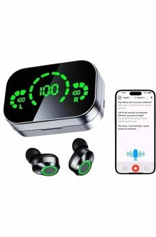 Kablosuz Bluetooth Kulaklık Çift Telefon Destekli Powerbankli Dijital Göstergeli Kablosuz Bluetooth Kulaklık Çift Telefon Destekli Powerbankli Dijital Göstergeli