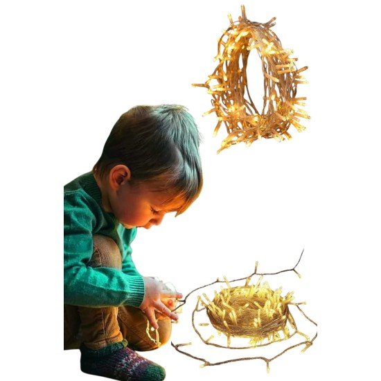 Dış Mekan Led Aydınlatma 10 Metre Gün Işığı Led Işık Pilli