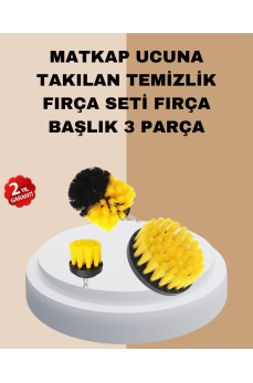 3’lü Matkap Ucu Fırça Takımı Zorlu Kirler İçin