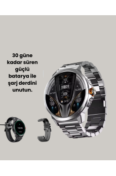 10 Gün Pil Ömrü ve 100+ Spor Modu ile SW80 Akıllı Saat