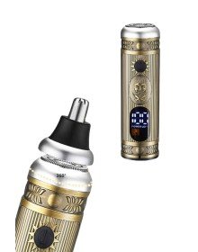 Profesyonel Saç Sakal Vücut Kulak ve Burun Tıraş Makinesi 3 Başlıklı