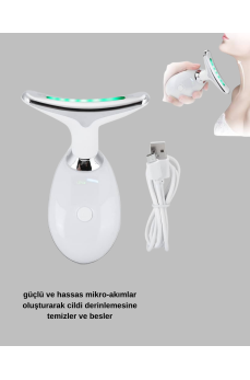 Yüz ve Boyun Sıkılaştırıcı Cilt Bakım Cihazı | EMS Mikro Akım & Kırışıklık Giderici Yüz ve Boyun Sıkılaştırıcı Cilt Bakım Cihazı | EMS Mikro Akım & Kırışıklık Giderici