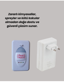 Geniş Alan Kapasiteli Sessiz Enerji Tasarruflu Haşere Kovucu