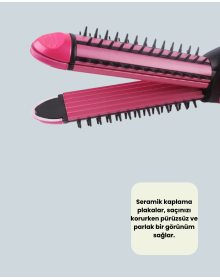 Seramik Kaplama Saç Şekillendirici | Dalga ve Düzleştirme