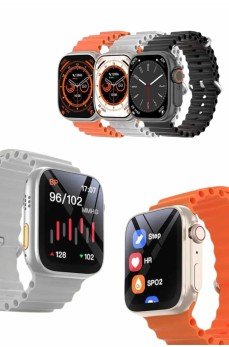 Akıllı Saat Amoled Ekran Bluetooth Bağlantılı Özel Tasarım Unısex