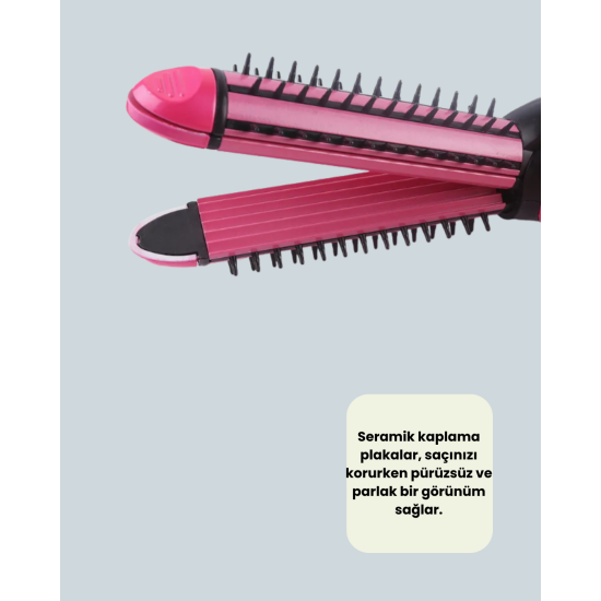 Seramik Kaplama Saç Şekillendirici | Dalga ve Düzleştirme