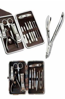 Tırnak Bakım Seti Tırnak Düzeltme Batık 12 Parça Çanta Tipi Manikür Pedikür Tırnak Bakım Seti Tırnak Düzeltme Batık 12 Parça Çanta Tipi Manikür Pedikür