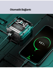 Su Geçirmez Bluetooth Kulak İçi Kablosuz Kulaklık 400mAh Pil