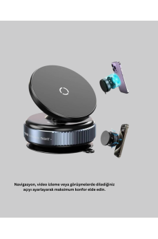 16 Mıknatıslı Araç Telefon Tutucu Kaymaz ve Güvenli