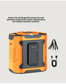 100 Kademeli Hız Ayarlı Taşınabilir Bel ve Boyun Fanı