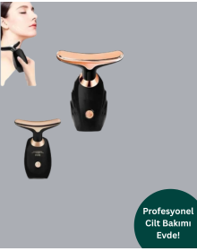 Yüz ve Boyun İçin Cilt Sıkılaştırıcı Masaj Cihazı