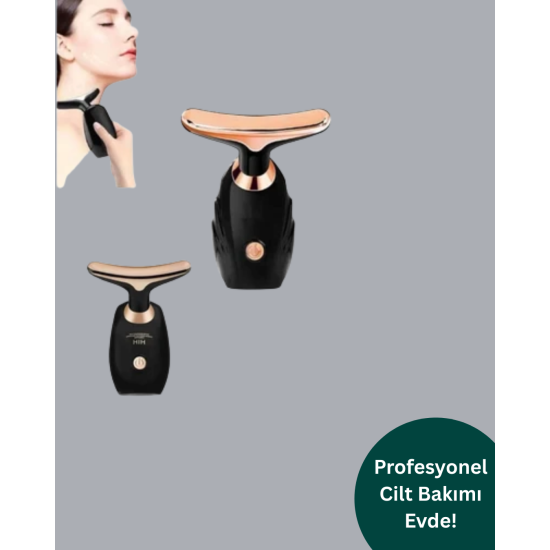 Yüz ve Boyun İçin Cilt Sıkılaştırıcı Masaj Cihazı