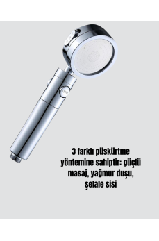 360° Ayarlanabilir Çok Fonksiyonlu Duş Başlığı