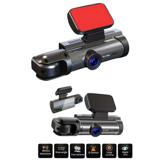 Araç Kamerası Dönebilen HD Kaliteli Video ve Fotoğraf Kaydedici