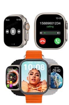 Akıllı Saat Çok Fonksiyonlu Unısex Sosyal Medya Girişli Bluetooth Bağlantılı Akıllı Saat Çok Fonksiyonlu Unısex Sosyal Medya Girişli Bluetooth Bağlantılı