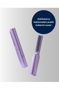 USB Şarjlı Kablosuz Saç Düzleştirici – Hızlı ve Pratik