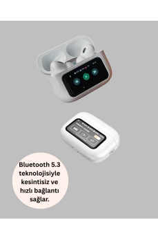 Akıllı Sensörlü Su Geçirmez Bluetooth Kulaklık Güçlü Batarya ve Bass