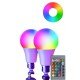 Akıllı RGB Led Ampul Led Uzaktan Kumandalı Renk Değiştiren Ampul