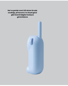 USB Şarjlı Çocuk Telsizi – Renkli Ekran, VOX Modu, Kompakt Tasarım