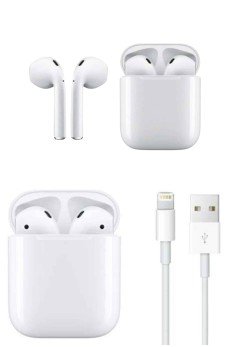 2025 Model Çağrı Cevaplayabilen Bluetooth Kulaklık Beyaz Dokunmatik Kontrol