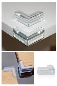 8 Lİ Masa Sehpa Köşe Koruyucu Silikon- Çocuk Koruma Aparatı