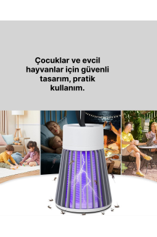 Sessiz ve Güvenli Sivrisinek Kovucu Lamba