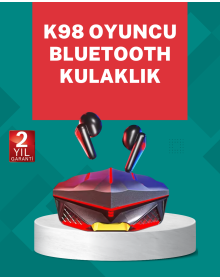 Led Işıklı Kablosuz  Kulaklık Ergonomik Tasarım