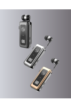 Dijital Ekranlı ve Hızlı Şarjlı Bluetooth 5.2 Makaralı Kulaklık