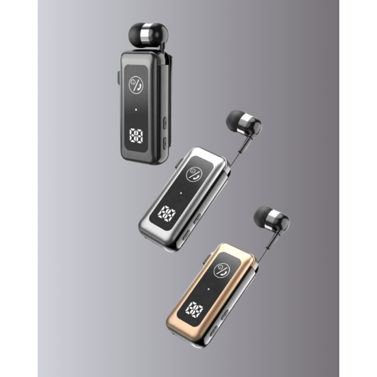 Dijital Ekranlı ve Hızlı Şarjlı Bluetooth 5.2 Makaralı Kulaklık