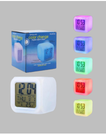 Dekoratif Bronz Renk Metal Alarmlı Masa Üstü Saat Klasik Tasarım