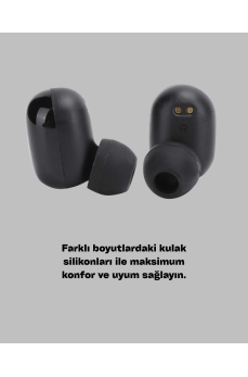 Bluetooth V5.0 Parmak Dokunmatik Kontrol Kablosuz Kulaklık Şarj Kutulu Model