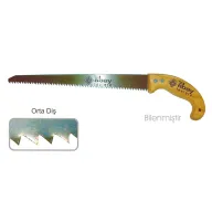 Abay Orta Diş Bağ Testere 35 cm - Ahşap Sap Abay Orta Diş Bağ Testere 35 cm - Ahşap Sap