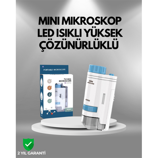 ABS Gövdeli Öğrenci ve Hobi Mikroskobu – Mavi Renk ABS Gövdeli Öğrenci ve Hobi Mikroskobu – Mavi Renk