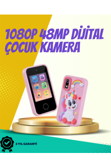 ABS + Silikon Gövdeli Dayanıklı Çocuk Kamerası – Güvenli Malzeme, Şok Emici Tasarım