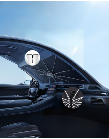 Citroen C3 Aircross, Peugeot 3008, Skoda Kamiq, Seat Ateca, Hyundai Kona Uyumlu Oto Şemsiye