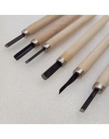 Ağaç Oyma Seti 6 Parça - İskarpela Seti