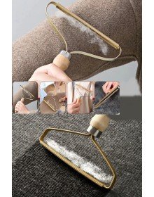 Ahşap Saplı Metal Kazak - Elbise - Halı Tüyü Temizleme Çift Taraflı Tüy Tiftik Toparlayıcı