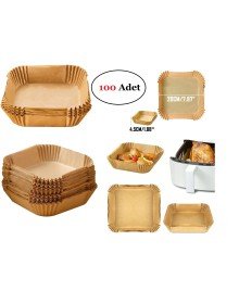 Airfreyer Fritöz Kağıdı Kare XL / XXL 100LÜ