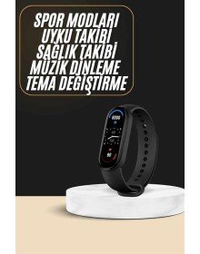 Akıllı Bileklik Android ve İOS Uyumlu Bildirim ve Çağrı Görme Spor Takibi