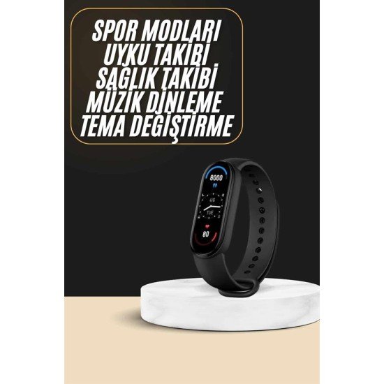 Akıllı Bileklik Android ve İOS Uyumlu Bildirim ve Çağrı Görme Spor Takibi Akıllı Bileklik Android ve İOS Uyumlu Bildirim ve Çağrı Görme Spor Takibi