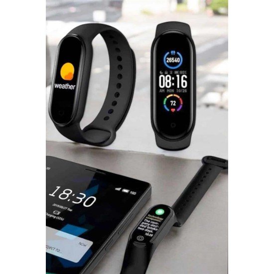 Akıllı Bileklik Fitness ve Sağlık İçin Akıllı Bileklik Adım Sayar, Kalp Atışı, Uyku İzleme Akıllı Bileklik Fitness ve Sağlık İçin Akıllı Bileklik Adım Sayar, Kalp Atışı, Uyku İzleme