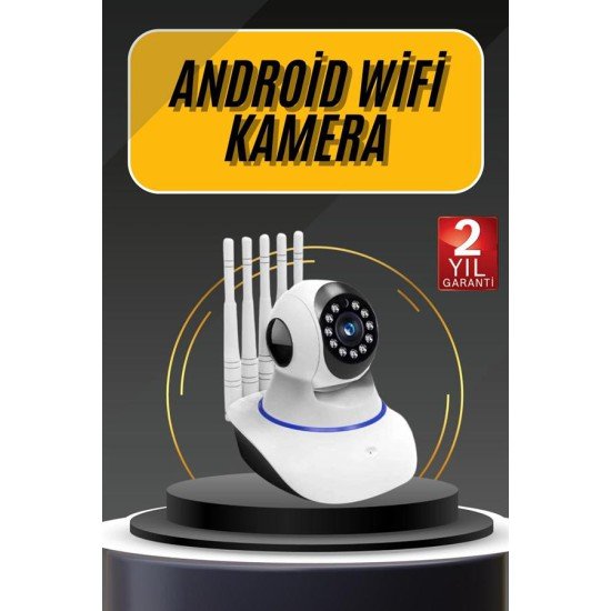 Akıllı Gece Görüşlü Sensörlü Wifi Kamera Telefondan Takip Edilebilir Akıllı Gece Görüşlü Sensörlü Wifi Kamera Telefondan Takip Edilebilir