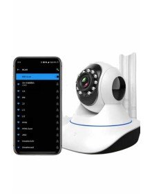 Akıllı Gece Görüşlü Sensörlü Wifi Kamera Telefondan Takip Edilebilir