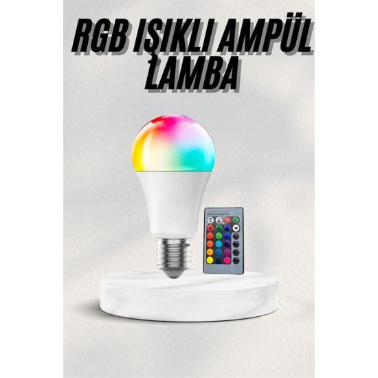 Akıllı RGB Led Ampul Led Uzaktan Kumandalı Renk Değiştiren Ampul Akıllı RGB Led Ampul Led Uzaktan Kumandalı Renk Değiştiren Ampul