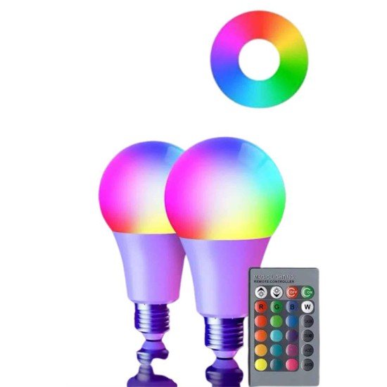 Akıllı RGB Led Ampul Led Uzaktan Kumandalı Renk Değiştiren Ampul Akıllı RGB Led Ampul Led Uzaktan Kumandalı Renk Değiştiren Ampul