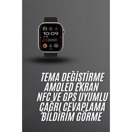 Akıllı saat 2.02 inch Nabız Ölçer Arama Konuşma Müzik Dinleme