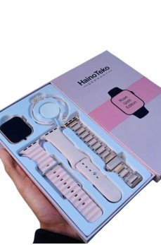 Akıllı Saat 3 Kordonlu Ve Aksesuarlı Bayanlar Için Şık Rose renk Akıllı Saat 3 Kordonlu Ve Aksesuarlı Bayanlar Için Şık Rose renk