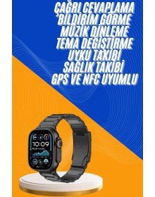 Akıllı Saat 3 Kordonlu Waterproof Adımsayar, Titreşim ve GPS Özelliği