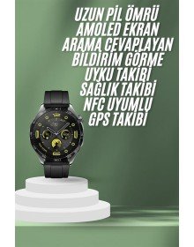 Akıllı Saat 5.0 Bluetooth Bağlantılı Sağlık ve Uyku Takibi Sosyal Medya Girişli